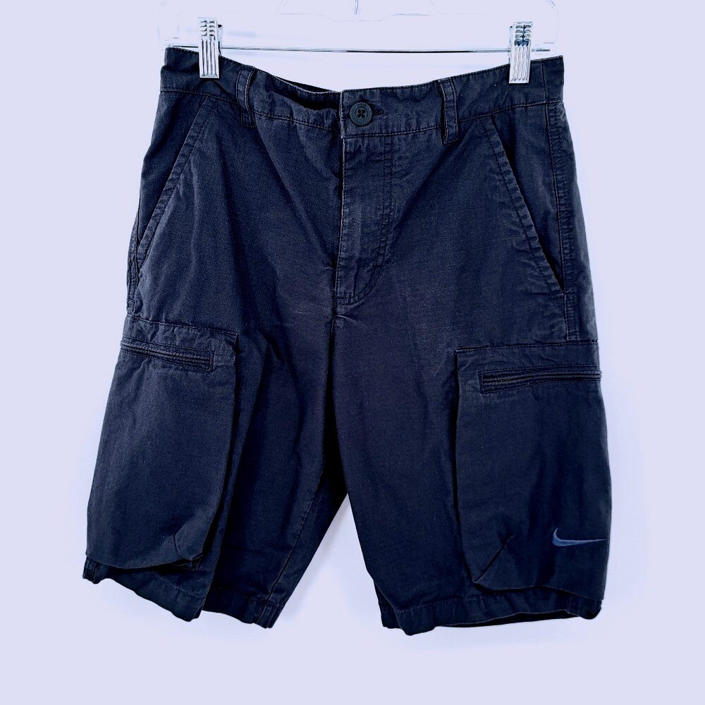 Nike Charcoal Gray‎ Rip Stop Cargo Shorts Men's Size 28